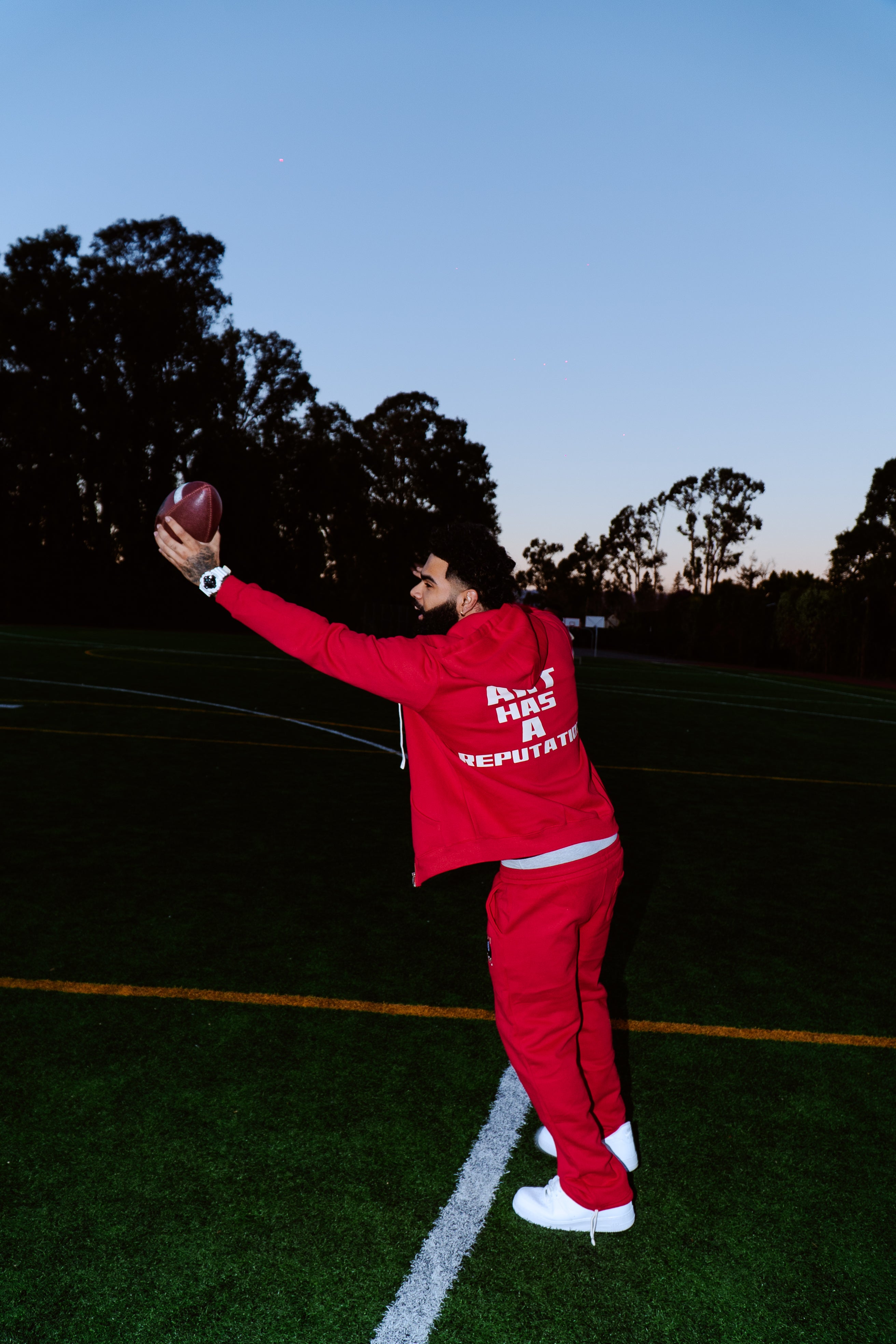 The Highly Recommended Sweatsuit - Red
